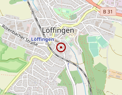 Karte: Krankenhausfonds Löffingen Altenpflegeheim St. Martin