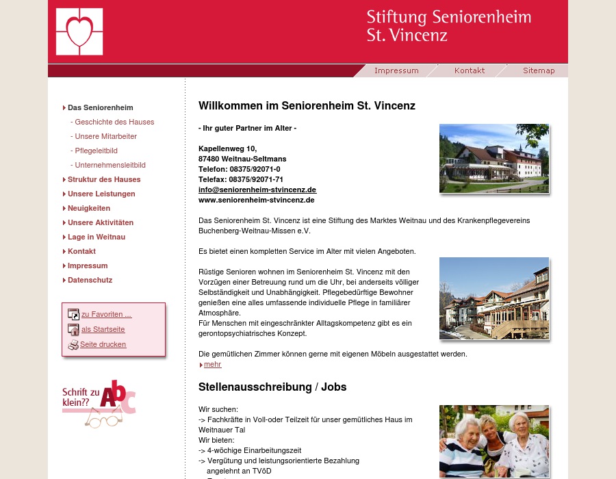 Stiftung Seniorenheim St. Vincenz