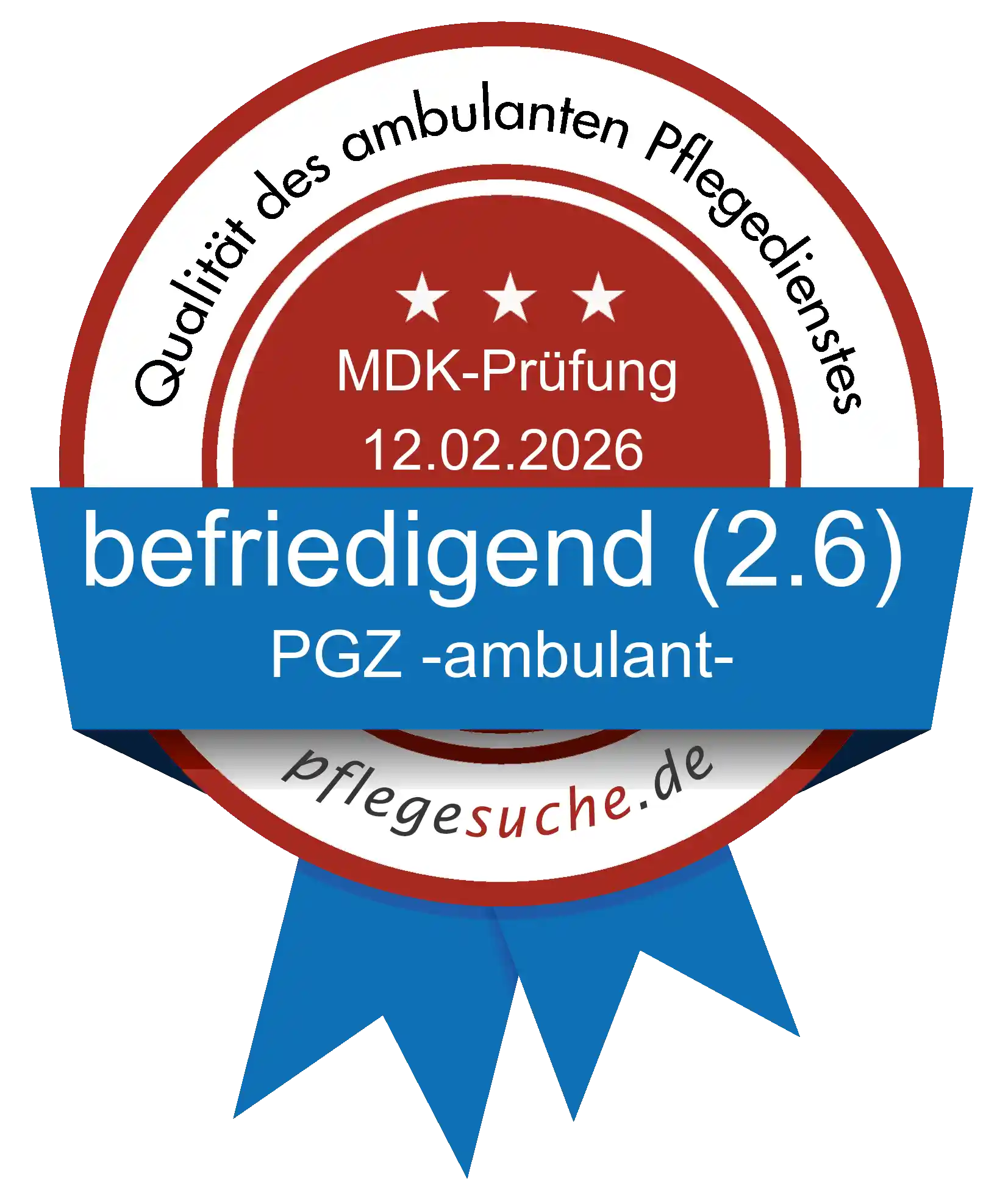 Siegel Benotung PGZ -ambulant- vom 2026-02-12