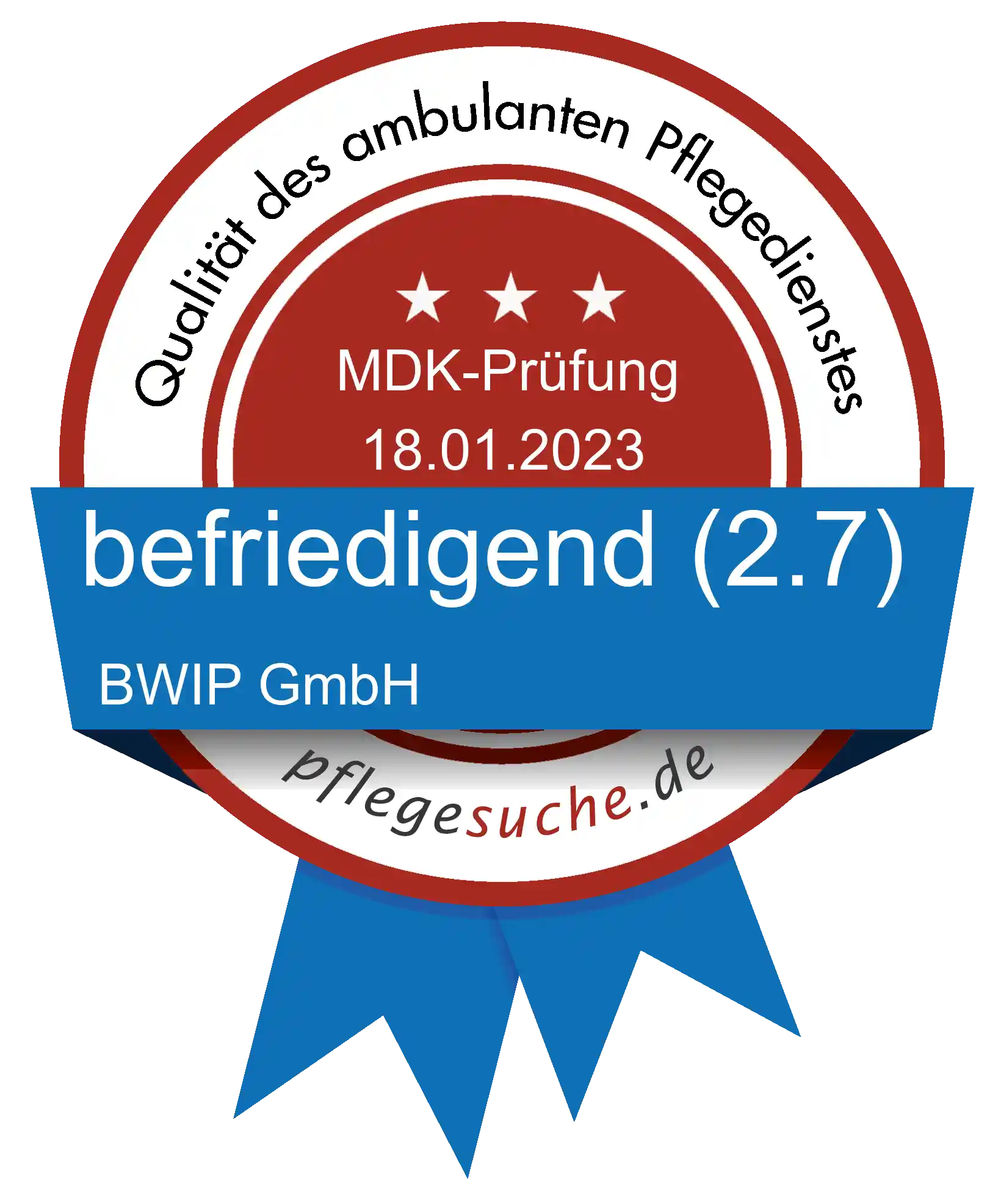 Siegel Benotung: BWIP GmbH