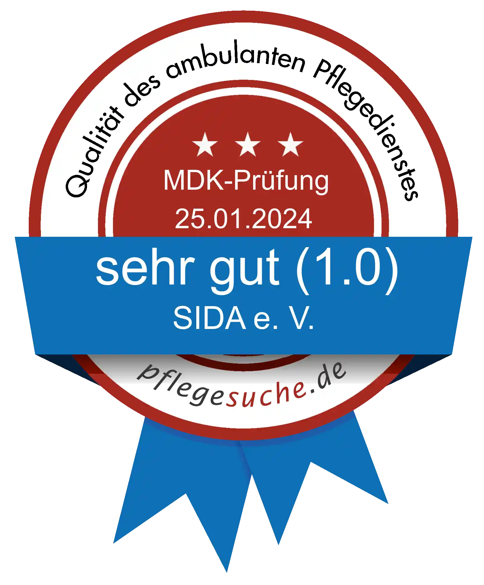 Siegel Benotung SIDA e. V. vom 2024-01-25