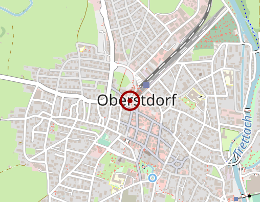 Karte: Taxizentrale Oberstdorf