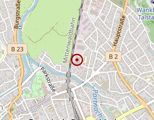 Karte: Werdenfelser Werkstätten