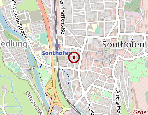 Karte: Psychologische Beratungsstelle f. Erziehungs- Jugend- u. Familienberatung