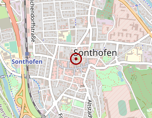 Karte: AllgäuPflege gGmbH Spital Sonthofen