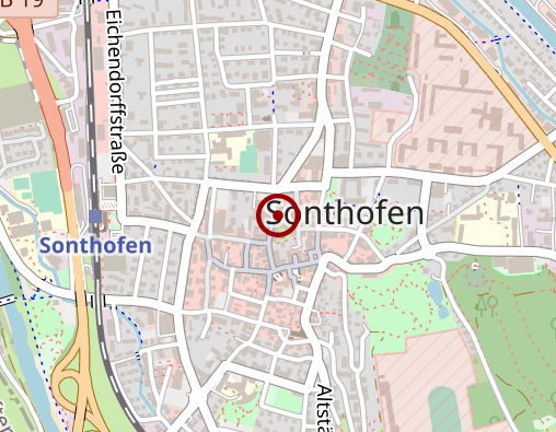 Karte: AllgäuPflege gGmbH Tagespflege Sonthofen