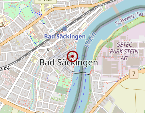 Karte: Betreuungsgruppe Bad Säckingen