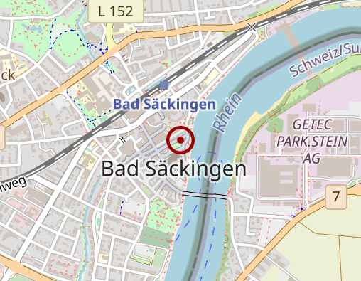 Karte: Pflegeunterstützer Hand in Hand Bad Säckingen e.V.