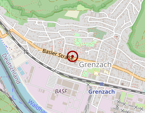 Karte: Kirchliche Sozialstation Granzach-Wyhlen e.V.