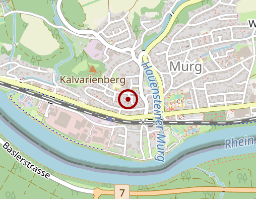 Karte: Vinzentius-Verein Murg e.V. Träger des Altenheimes St. Vinzentiushaus