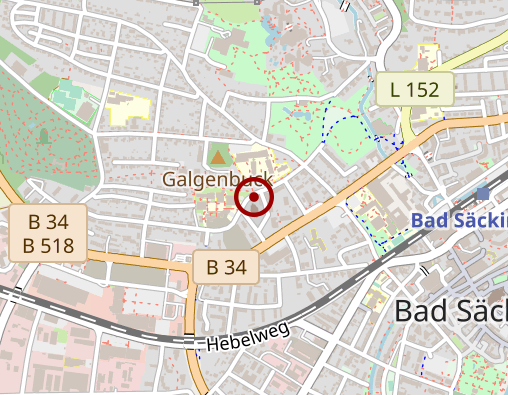 Karte: Caritas Sozialstationen Hochrhein gGmbH Sozialstation St. Martin