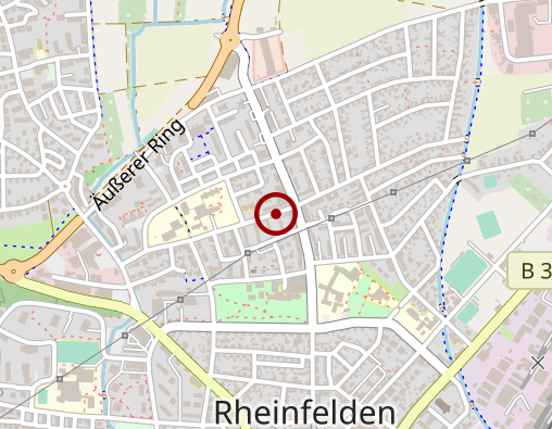 Karte: Caritas Tagespflege Rheinfelden