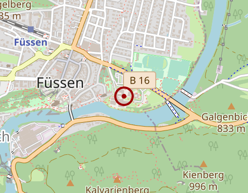 Karte: Klinik Füssen