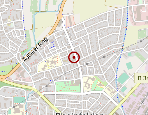 Karte: Kirchliche Sozialstation Rheinfelden