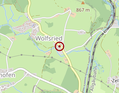 Karte: Hochgrat Klinik