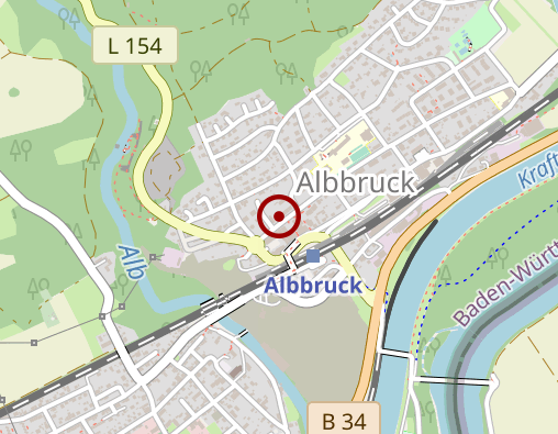 Karte: Caritasverband Hochrhein e.v Tagespflege Albbruck