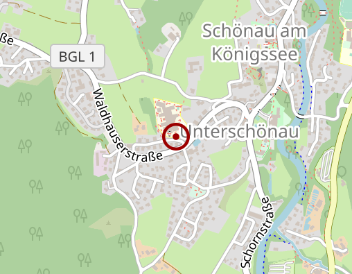 Karte: Schön Klinik Berchtesgadener Land SE & Co. KG -AKUT