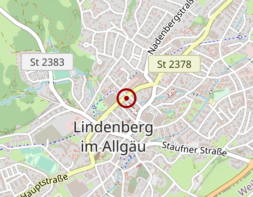 Karte: Logopädie Lindenberg Reisinger & Kuhnle GmbH Therapie von Sprach-, Sprech- u. Stimmstörungen