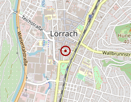 Karte: Evang. Altenwerk Lörrach eV Martinshaus Kurzzeitpflege