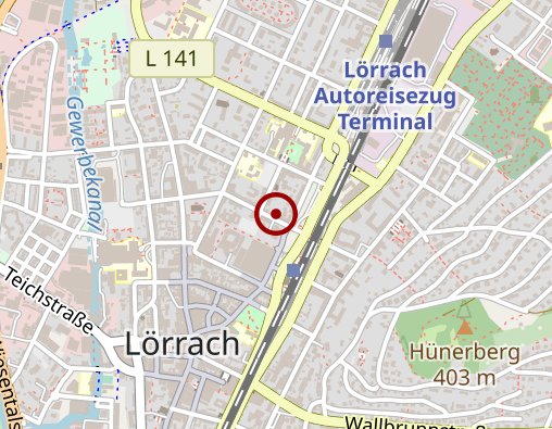 Karte: Psychologische Beratungsstelle Aussenstelle Landratsamt Lörrach