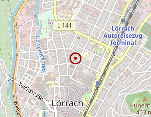 Karte: Katholische Sozialstation Lörrach-Inzlingen gGmbH