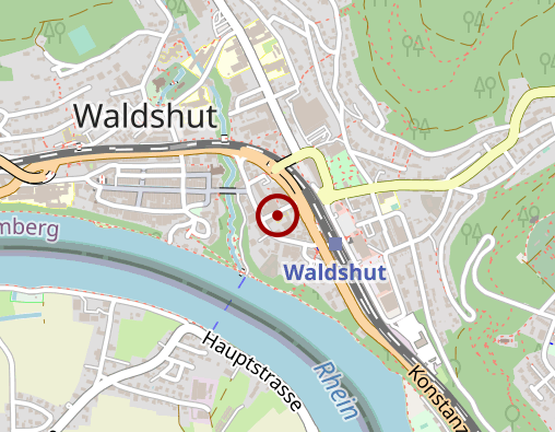 Karte: Betreuungsgruppe Waldshut-Tiengen