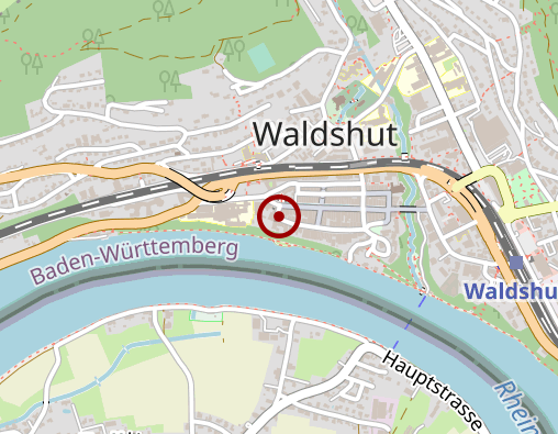 Karte: Caritasverband Hochrhein e.V. Bezirkstelle Waldshut Tagespflege Haberer-Haus