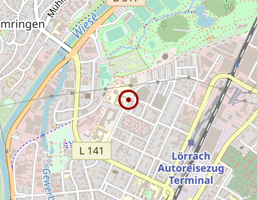 Karte: Lebenshilfe Lörrach e. V. - Einzelbegleitung für Erwachsene/Kinder/Jugendliche -