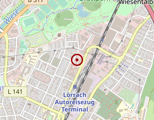 Karte: Ev. Altenwerk Lörrach e.V. Häuslicher Pflegedienst