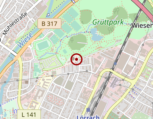 Karte: Caritas Kreisverband Lörrach e.V. - Betreuungsgruppe für Menschen mit Demenz Pfarrgemeinde St. Peter Lörrach