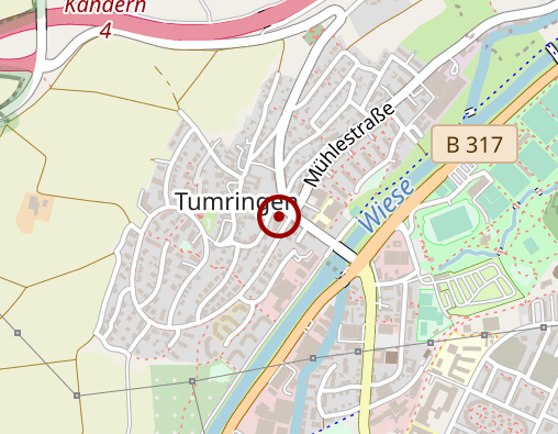 Karte: GEVITA Residenz Lörrach Seniorenheimbetriebsges. mbH Tagespflege