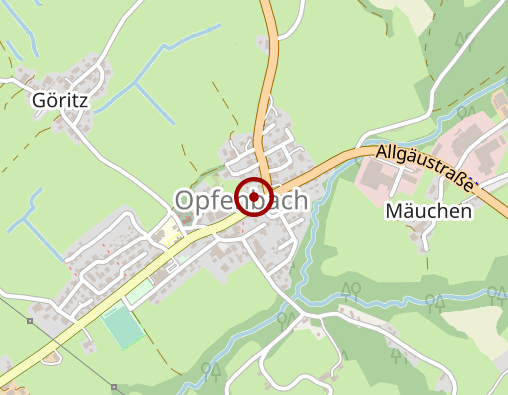 Karte: Rettungsdienst Oberschwaben/Allgäu Verwaltung