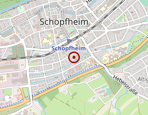 Karte: Kreiskrankenhaus Schopfheim