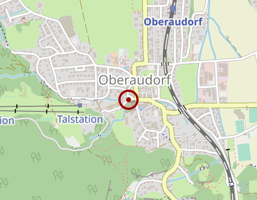 Karte: PUR VITAL Mobiler Pflegedienst Pflegestützpunkt Oberaudorf