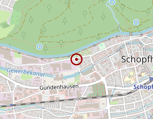 Karte: Die Pflege Sozialstation Wiesental e.V.