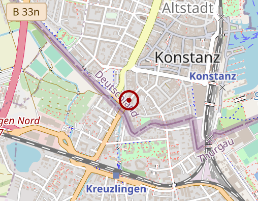 Karte: Physio-Lymph-Centrum Konstanz, Petra Weihe Physiotherapie