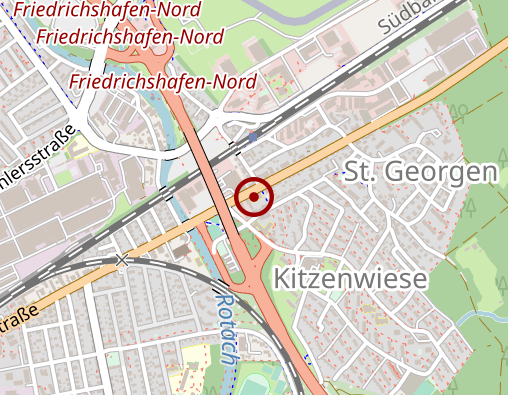 Karte: BruderhausDiakonie Stiftung Gustav Werner und Haus am Berg Tagespflege Haus Vitalis