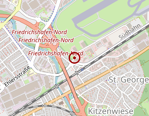 Karte: Physiovital Friedrichshafen Physiotherapie