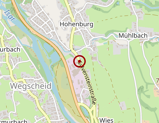 Karte: Pflegedienst Isarwinkel  GbR