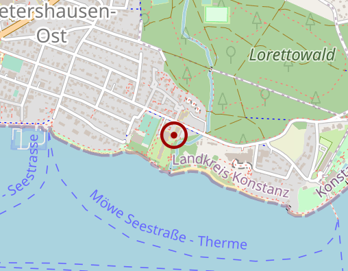 Karte: KWA Pflegedienst Parkstift Rosenau