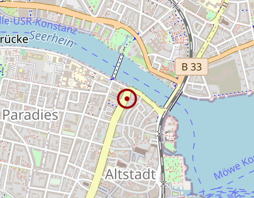 Karte: Drogenberatung (PSB) Im Landkreis Konstanz