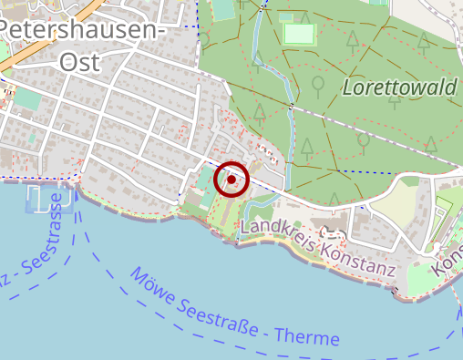 Karte: KWA Kuratorium Wohnen im Alter gAG KWA Parkstift Rosenau Tagespflege