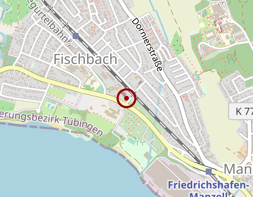 Karte: Betreuungsgruppe "Maybach" in Fischbach