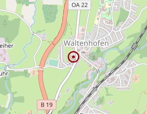 Karte: Sozialstation der Gemeinden Buchenberg, Missen-Wilhams, Waltenhofen und Weitnau GbR