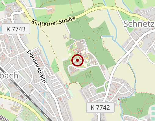 Karte: Allgemeinpsychiatrie und PSM Friedrichshafen-Bodensee