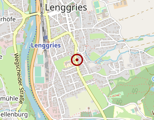 Karte: Massagepraxis Lenggries Inh. G. Bernwieser