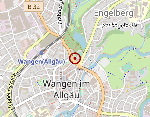 Karte: Psych.Beratungsstelle des ev. Kirchenbezirks Ravensburg