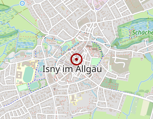 Karte: Beilharz-Apotheke im Ärztehaus Isny