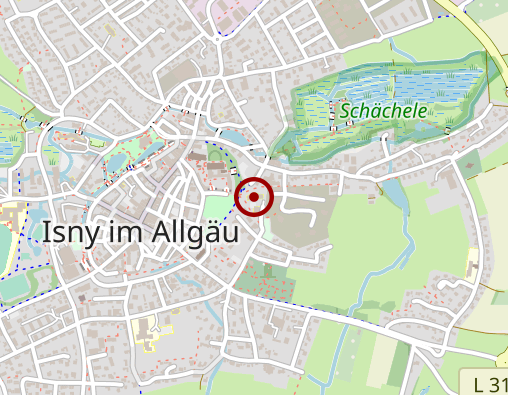 Karte: Kirchliche Sozialstation Isny