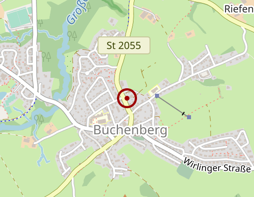 Karte: Hertzer Irmgard Heilpraktikerin Praxis f. Homöopathik u. Wirbeltherapie